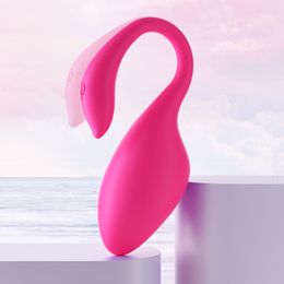 Vibrators vrouwelijke volwassen masturbatie seks speelgoed flamingo mobiele app offsite externe controle erotische vibrator vrouw slijtage clitorale stimulator 230413