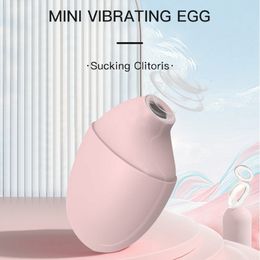 Vibrators Vrouwelijke Masturbator Multi Frequentie Vacuüm Mini Vibrerend Ei Zuigen Clitoris Voor G-spot Stimulatie Seksspeeltje 230904