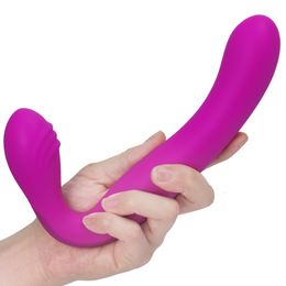 Vibromasseurs FLXUR 10 vitesses femme gode vibrateur Strapon sex toy baguette anus Gspot Clitoris plug produit USB charge 230719