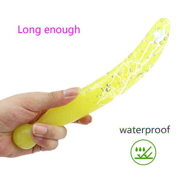 Vibradores para mujeres Productos para adultos Frutas y verduras Masturbación Stick AV Masaje Teaser Big Vibrator Sex Toy 220713