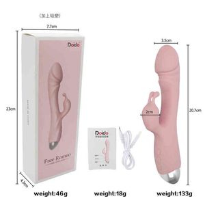 Vibromasseurs pour femmes Produits pour adultes Rechargeable Double G-point Masturbation féminine Massage Av Big Vibrator Sex Toy 220713