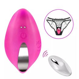 Vibradores para mujeres clítoris potente sin sonido mariposa bragas usables huevo vibrador estimulador del clítoris juguete sexual