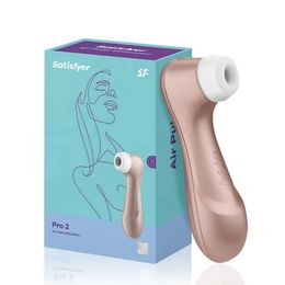 Vibrators Duitse satisfier pro 2 Zuigen vrouwelijke Clit Stimulatie Trillingen Tepel Sucker clitoris vibrators voor vrouwen seksspeeltjes 231113