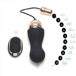 Vibrateurs Himall Wireless Remote contrôle vibrateur adulte Touet sexuel puissant Bullet VBrating Oeuf Produit pour femmes Kegel Ball Massage érotique 231213