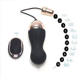 HIMALL vibrateur télécommandé sans fil jouet sexuel adulte puissant balle Vbrating oeuf produit pour les femmes Kegel balle Massage érotique 230228