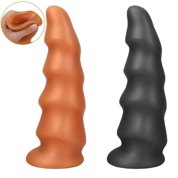 Vibrateurs énorme gode anal silicone gros plug anal extension de l'anus masseur de prostate G Spot stimulateur vaginal jouet sexuel adulte pour femme hommes gay 231204