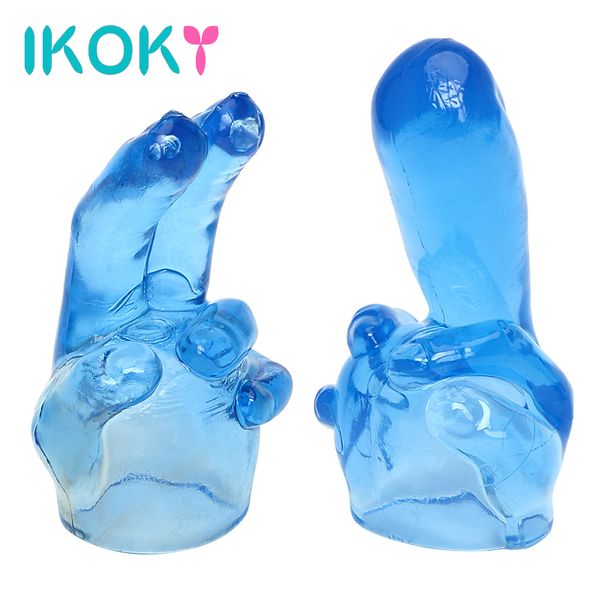 Vibradores IKOKY AV Rod Head Cap Gspot Estimular Accesorios Vibradores Varita Mágica Accesorio Estimulación del Clítoris Adultos Juguetes Sexuales para Mujeres 230925