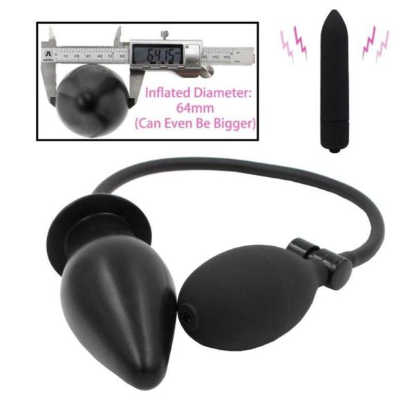 Vibrateurs Penis gonflable Pump Pump Buplug Masturbator for Women Men Products Erotic Sex Toys Adults Intime Goods Shop3680902