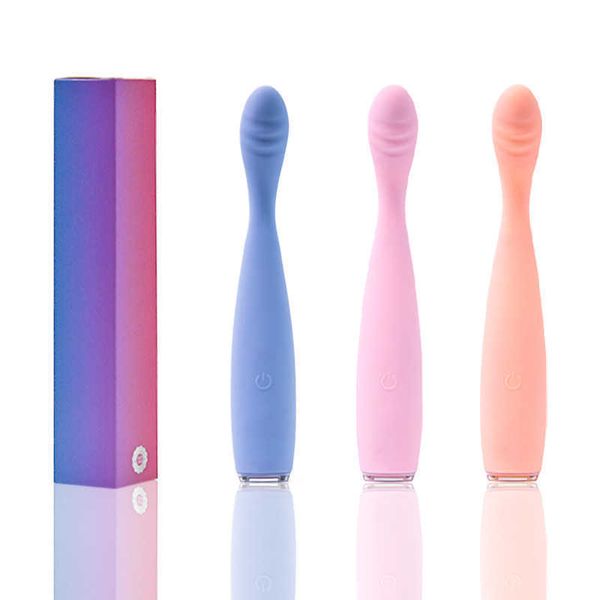 Vibradores japoneses Golden Finger Shaker Av juguete de coqueteo para adultos productos sexuales vibrador divertido pluma de segunda onda