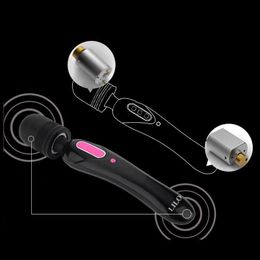 Vibrators lilo oplaadbare magische toverstok krachtige lichaamsmassager clitoral vibrator av volwassen seksspeelt voor paren producten 1120