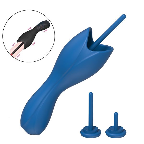 Vibrateurs Mâle Pénis Vibrateur Gland Masseur Urètre Plug Horse Eye Stimulation Silicone SM Adulte Sex Toys pour Hommes Masturbation Coupe 230706