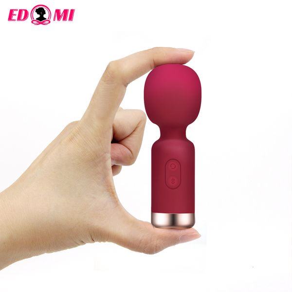 Vibromasseurs Mini vibromasseur avec stimulateur de clitoris féminin Sex Toys pour femme Baguette magique AV pour adulte 18 Masturbateur Siliconen Dildo Erotic 230414