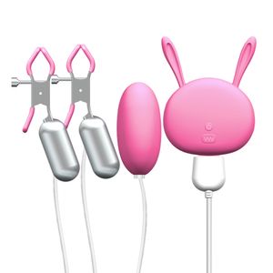 Vibrators Tepelklemmen Vibrerende Borst Clips Stimulator voor Vrouwen Wired Clitoris Ei Seksspeeltjes Volwassen 18 Koppels Plezier 230904