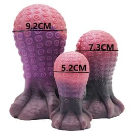 Vibrateurs Octopus Egg Plug Anal Big Butt Prostate Massage Gode Sex Toys Pour Femmes Hommes Anus Dilatateur Réel Masturbateurs Adulte 231204