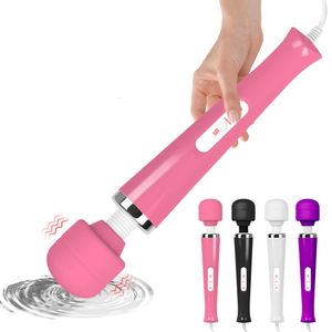 Vibrateurs OLO Jouet Érotique 10 Vitesses EU US Plug Grande Taille AV Rod Stick Vibrateur Sex Toys pour Femmes Clit Stimulateur Baguette Magique 230904