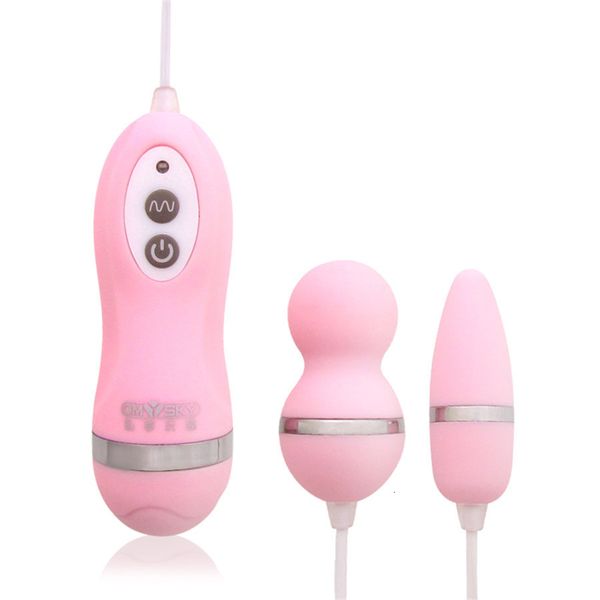 Vibrateurs Omysky Silencieux Fil Étanche Double Vibration Oeuf Vibration Machine De Massage Sex Toys Vaginal Anal Masturbation Féminine Et Orgasme 230720