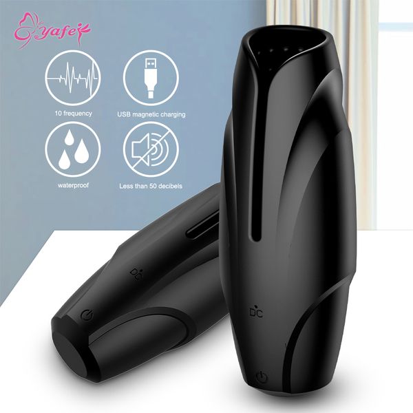 Vibrateurs Pénis Vibrateur Masseur Masturbateur Mâle Glans Stimuler Exerciseur Climax Retard Formateur Érotique Sex Toys Pour Hommes 230824