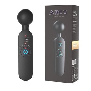 Vibrators krachtige clitoris vibrator voor vrouwen sterke 12 modi die trillende clitoris stimuleren Massager Verwarming Oplaadbare AV -stick 230413