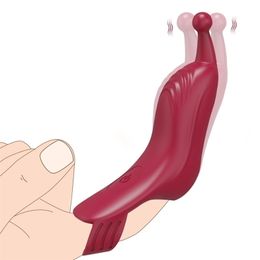Vibrators Krachtige Vinger Vibrator Voor Vrouwen Vrouwelijke Tepel Clitoris Stimulator Dildo G Spot Erotische Massager Speeltjes voor Koppels 220923
