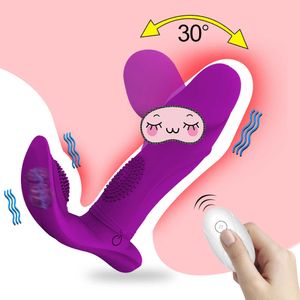 Vibrators Krachtige Ondergoed Draadloze Dildo Vibrator voor Vrouwen Clitoris Stimulatie Slipje Afstandsbediening Speeltjes voor Volwassenen 230626