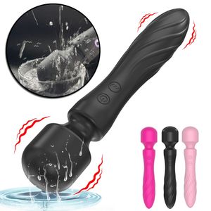 Vibrators krachtige toverstaf Vibrator Grote kop AV Body Massager G-Spot Clitoral Stimulator Volwassen seksspeelgoed 230524