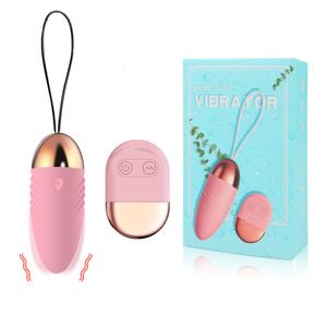 Vibromasseurs Puissant Télécommande Sans Fil Vibratiors Oeuf D'amour Vibrant Femelle pour Femmes Gode Gspot Masseur Marchandises Adultes Produits 230706