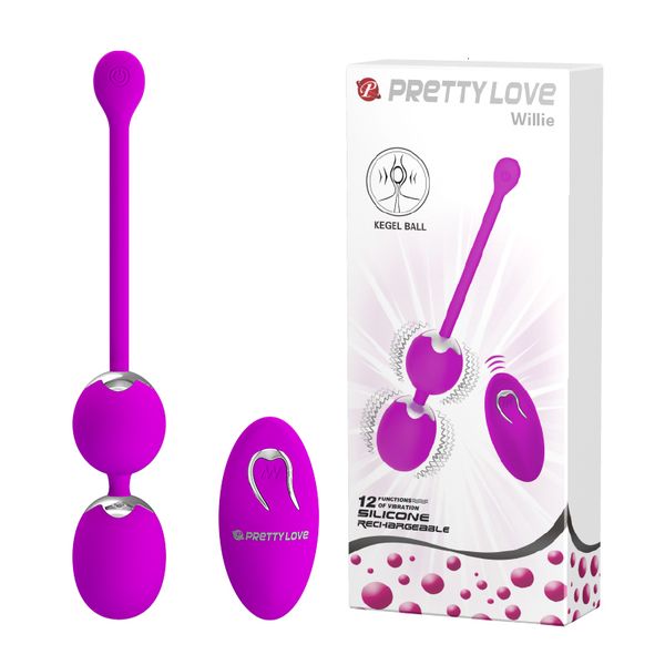 Vibromasseurs Pretty Love Vaginal Balls Vibromasseur à distance Sex Toys pour femme Oeuf vibrant Vibromasseurs pour femmes Kegel Balls Adult Sex Toys 230718