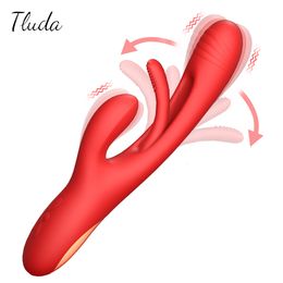 Vibrators Konijn Clitoris Vibrator Womens Super Sterke Clit Stimulator Krachtige Gpoint 21 Modus Seksspeeltjes Volwassen Producten 230719