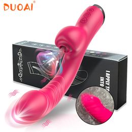 Vibrateurs Réaliste Lapin Vibrateur Gode pour Femmes Vagin Clitoris Sucker Stimulateur G Spot Femelle Masturbateur Sex Toy Adulte 230904