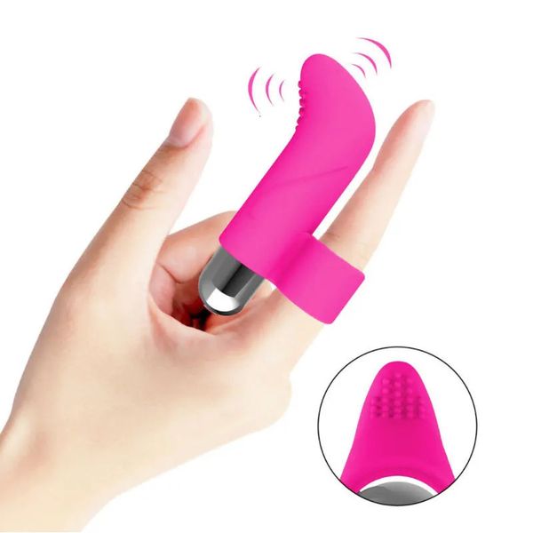Vibrateurs rechargeables Bullet Silicone Finger Jumping Egg Vibrateur Stick Appareils féminins Masturbateur Adulte Sex Toys SuppliesVibrator 231214