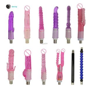 Vibrateurs rugueux bête colorée didlo pour 3xlr Sex Machine Products incluent des godes doubles / grands et des tubes d'extension flexiblesl2403l2404