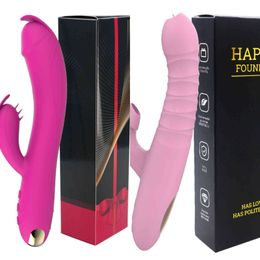 NXY Vibrateurs s FLXUR Chauffage Gode Femmes Sucer G Spot Langue Vibrateur Clitoris stimulation Silicone Souple Adulte Sex Toy pour femme 1118