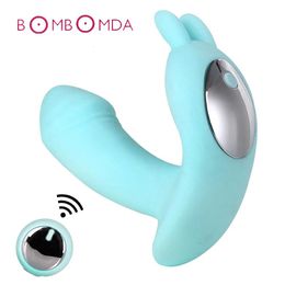 Vibrateurs Sex Shop gode vibrateur portable G Spot stimulateur clitoridien masseur sans fil rechargeable adultes Sex Toy pour femmes masturbateur T19