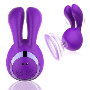 Vibromasseurs SEXSOHO Lapin Forme Sucer Clitoris Vibrateur Point G Pénis Masseur Mini Lapin Vibration Jouet Idéal pour Femme Homme Couple Marchandises 230426