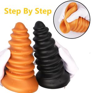 Vibrators SMLXL Anale Plug Big Butt Zachte Dildo Speeltjes Voor Vrouwen Mannen Masturbators Siliconen Vaginale Anus Expander Speelgoed 231204