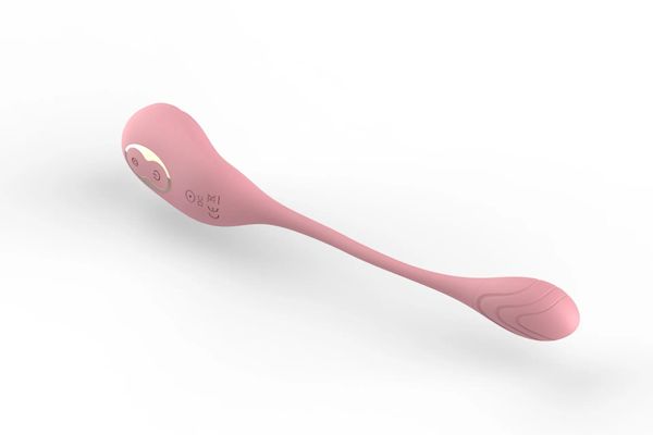 Vibradores Estimulador del clítoris de silicona suave Huevos y vibrador de bala con 7 modos de vibración de frecuencia Juguetes sexuales para mujeres RC066 en color PÚRPURA