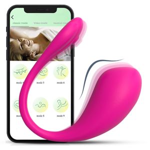 Vibrateurs Application Strong Vibrateur Bluetooth Contrôle sans fil Love Egg Sex Toy pour les couples adultes femelles Sous-vêtements vibratrice G-spot Masturbation 230524