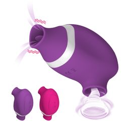 Vibromasseur Sucker Vibrator Lécher le clitoris pour femme Sex Toys Oral Fellation Orgasme Vaginal Anal Gode Masturbateur Adultes 230714