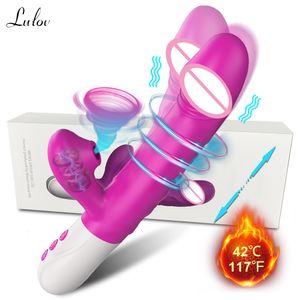 Vibromasseurs Sucer Gode Poussée Vibrateur avec Masturbation Féminine Clit Sucker Clitoris Stimulateur Sous Vide Marchandises Adultes Sex Toys pour Femmes 230801