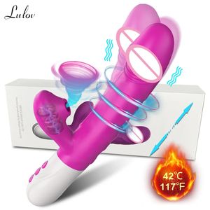 Vibrateurs Sucer Gode Pousser Vibrateur avec Masturbation Féminine Clit Sucker Clitoris Stimulateur Sous Vide Produits Pour Adultes Sex Toys pour Femmes 231018