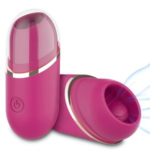 Technologie des vibrateursVibromasseur clitoridien Sucer la langue Lécher la stimulation du clitoris Mini jouet 9 modes de vibration puissants Sex Toys 230904