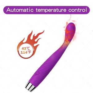 Vibrators Tij Punt Pen Opladen g Verwarming Trillingen Massage Av Stick Vrouwelijke Masturbatie Vibrator Volwassen Producten 240224