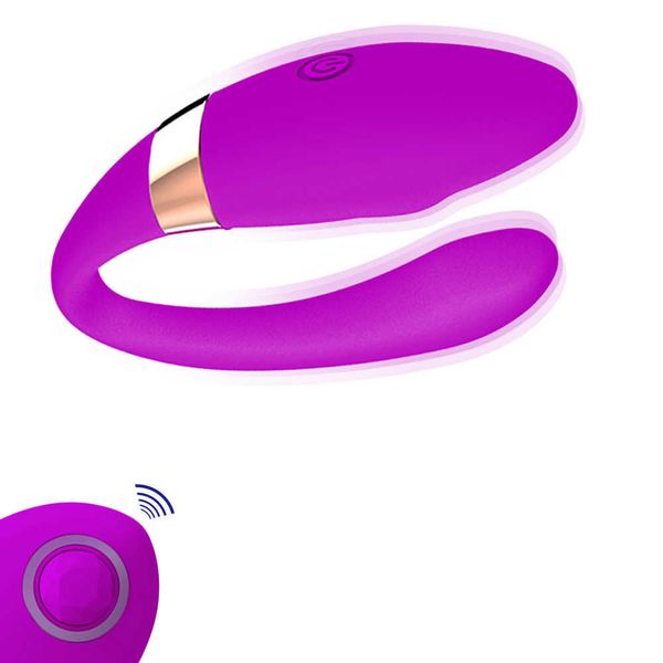 Vibromasseurs USB Rechargeable U Type Vibrant Gode Télécommande Sex Toy pour Femmes G Spot Clitoris Anal Stimuler Adulte Couple utiliser 230627