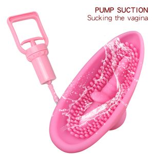 Vibrators vagina zuigen tong vibrator Vacuüm Kut Pomp Tepel Vibrator Clitoris Stimulatie Vrouwelijke Masturbatie Speeltjes Voor Vrouwen 230923