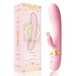 Vibrators Vibrator voor vrouw seks speelgoed siliconen rabbit vibrator USB oplaadbare waterdichte GSPOT stimulerende clitorale stimulator uyo 230404
