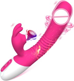 Vibrators Vibrator Voor Vrouwen G Spot Vaginale Stimulator Met Zuigen Vibrerende Verwarming Realistische Dildo Adult Sex Toys 230714