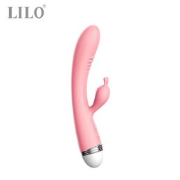 Vibromasseur Vibromasseur Doux Silicone Gode Vibromasseurs Rechargeables Réalistes pour Femmes Stimulateur Clitoridien Masturbation Féminine Adulte LILO 230801