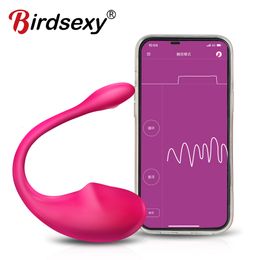 Vibrators Draadloze Bluetooth G Spot Dildo Vibrator voor Vrouwen APP Afstandsbediening Dragen Vibrerende Ei Clit Vrouwelijke Slipje Seksspeeltjes 230802