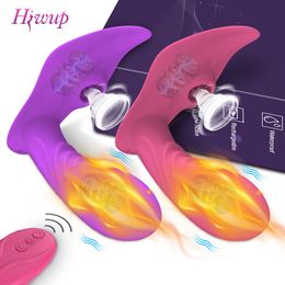 Vibrators draadloze afstandsbediening G Spot Clit Sucker Clitoris Stimulator Paar Dildo slipjes Vibrator Vrouwelijk seksspeeltjes voor vrouwelijke volwassenen 18 230314