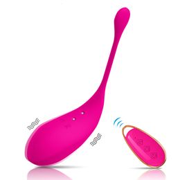 Vibratori Telecomando senza fili Uovo vibrante Giocattoli del sesso per le donne GSpot Stimolatore del clitoride Intimo Masturbatore femminile Merci Adulto 230802